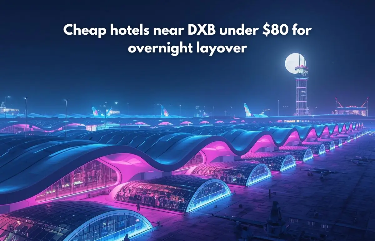 Cheap hotels near DXB under 80$